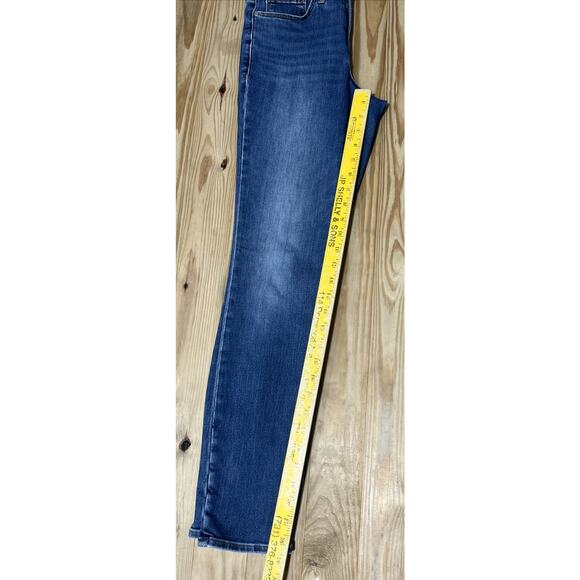 Athleta Sculptek High Rise Skinny Jeans Womens Size 2 Medium Wash Stretch - Picture 5 of 6